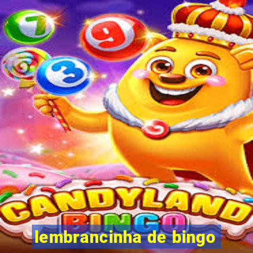 lembrancinha de bingo